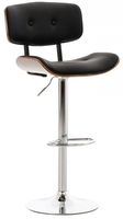 Clp sgabello da bar sarnia similpelle walnuss/schwarz Arredamento casa cucina Casa & cucina