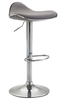 Clp sgabello da bar shanghai tessuto - cromo grigio chiaro Arredamento casa cucina Casa & cucina