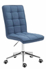 Clp sgabello da lavoro peking v2 tessuto blu Arredo e complementi Ufficio cancelleria