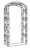 Clp verzierter arco rose nero Arredo giardino Brico giardino animali