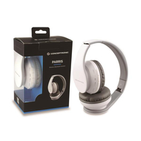 Conceptronic cuffia bluetooth 5.0 con microfono,  radio fm,  vivavoce,  ingresso 3.5mm Cuffie / auricolari wireless Audio - hi fi