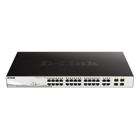 D-link 28-port gg smart switch 4sfp 24x10/100/1000mbps Networking Informatica