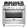 De longhi pro 96 mx ed ix 90x60 5fuo. c9e4dl001x Cucine a gas Elettrodomestici