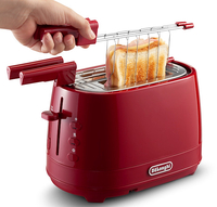 De longhi tostapane de longhi 230020024 ctlap2203r amaranto Cottura Elettrodomestici