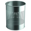 Durable 3310 cestino 15lt argento met. cestini gettacarte 3310 Accessori scrivania e ambiente Ufficio cancelleria