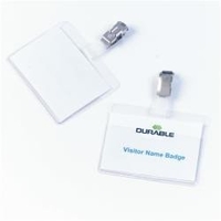 Durable 8106-19 cf25 portanome tasca aperta 60x9 da tavolo 8106-19 Segnaletica e targhe ufficio Ufficio cancelleria