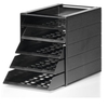 Durable cassettiera idealbox idealbox basic5 carbone da tavolo