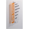 Durable crystal sign 210 x 297 mm. targa pe da tavolo CRYSTAL SIGN Segnaletica e targhe ufficio Ufficio cancelleria