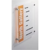 Durable crystal sign 297 x 420 mm. targa pe da tavolo CRYSTAL SIGN Segnaletica e targhe ufficio Ufficio cancelleria