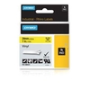 Dymo d1 rhinopro nastro 24mmx 5 5m vinile ne/gi 24mm x 5.5mt D1 RHINOPRO Materiale di consumo Informatica