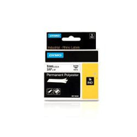 Dymo d1 rhinopro nastro 9mmx5.5m poliestere ne/bi D1 RHINOPRO Materiale di consumo Informatica