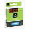 Dymo nastri standard d1 12mmx7m nero/rosso D1 Materiale di consumo Informatica