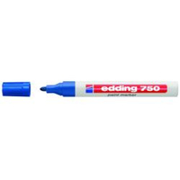 Edding 750 cf10marcat perman vernice blu punta scalpello 750 Scrittura e correzione Ufficio cancelleria