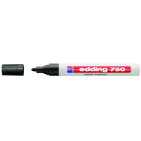 Edding 750 cf10marcat perman vernice nero punta scalpello 750 Scrittura e correzione Ufficio cancelleria