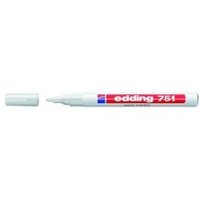 Edding 751 cf10marcat perman vernice bianco punta tonda 751 Scrittura e correzione Ufficio cancelleria
