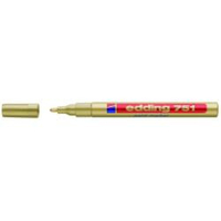 Edding 751 cf10marcat perman vernice oro punta tonda 751 Scrittura e correzione Ufficio cancelleria