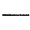 Edding cf10marcatore perman 2000c nero punta tonda 2000C Scrittura e correzione Ufficio cancelleria
