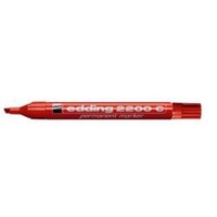 Edding cf10marcatore perman 2200c rosso punta scalpello 2200C Scrittura e correzione Ufficio cancelleria