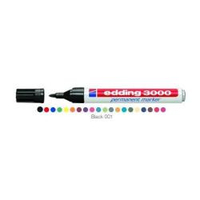 Edding cf10marcatore perman3000 nero punta tonda 3000 Scrittura e correzione Ufficio cancelleria