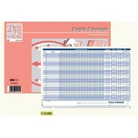 Edipro e5149c cf10blocco presenze 50x2 ric 21x30 autoricalcanti E5149C Modulistica Ufficio cancelleria