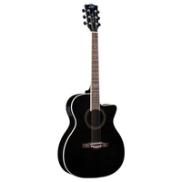 Eko chitarra acustica eko 06217322 nxt a100ce see through black Chitarre e bassi Strumenti musicali