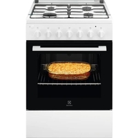 Electrolux cucina gas lkk640200w a 60cm bianco rex-electrolux free standing Cucine a gas Elettrodomestici