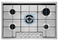 Electrolux electrolux piano cottura egs7534x a gas da 75 cm 5 fuochi bruciatori fiamma pura Incasso Elettrodomestici