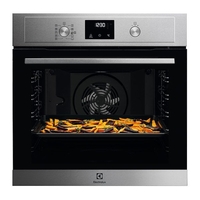 Electrolux forno piro eom4p44tx a+ 72l inox rex-electrolux built in EOM4P44TX Incasso Elettrodomestici