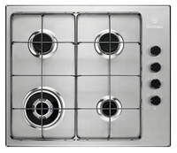 Electrolux piano gas egs6414x 60cm 4f inox lat rex-electrolux built in Incasso Elettrodomestici