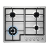 Electrolux piano gas egs64362x wok 60cm 4finox rex-electrolux built in Incasso Elettrodomestici