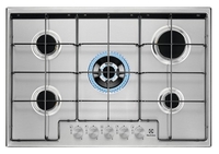Electrolux piano gas egs7534x 75cm 5f inox rex-electrolux built in EGS7534X Incasso Elettrodomestici