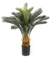 Emerald albero di cycas revoluta artificiale con vaso 80 cm Arredo giardino Brico giardino animali