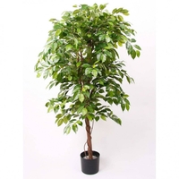 Emerald ficus benjamina artificiale deluxe 140 cm in vaso Arredo giardino Brico giardino animali