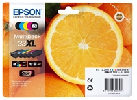 Epson arancia xl multipack 33xl n.5 colori cartucce mpg s1 ARANCIA Materiale di consumo Informatica