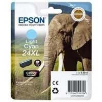 Epson cartuccia clariaphoto hd24xl elefante ciano chiaro Materiale di consumo Informatica
