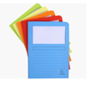 Exacompta super cf50 cartelline finestra+soffiet fover carta SUPER Archivio Ufficio cancelleria