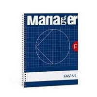 Favini cf5blocchi spiral manager a4 a4 MANAGER Blocchi quaderni e rubriche Ufficio cancelleria