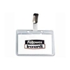 Fellowes leonardi cf100p.badge kristal clip in pla polipropilene Kristal Segnaletica e targhe ufficio Ufficio cancelleria