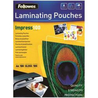 Fellowes leonardi cf100pouches lucide impress100 a4 pouches Impress100 Plastificatrici Ufficio cancelleria