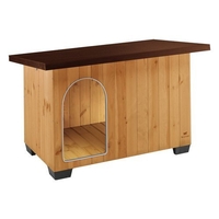 Ferplast cuccia per cani baita 80 marrone 102x70x65, 5 cm 87015000 Articoli per animali Brico giardino animali