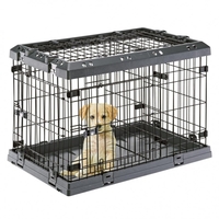 Ferplast gabbia per cani superior 75 77x51x55 cm nera Articoli per animali Brico giardino animali