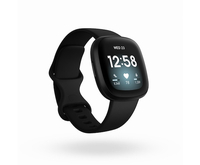 Fitbit smartwatch fitbit 811138039813 versa 3 black Smartwatch Telefonia
