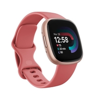 Fitbit smartwatch fitbit fb523rgrw versa 4 rosa sabbia e alluminio rame rosa Smartwatch Telefonia