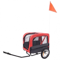 Flamingo rimorchio da bici per cani romero rosso 59, 5x43x51 cm Articoli per animali Brico giardino animali