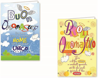 Florio biglietti auguri- onomastico Biglietti auguri- Onomastico Confezionamento Ufficio cancelleria