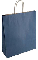 Florio shopper in carta cf25shopper 44x14x50 sealing blu Imballaggio e spedizione Ufficio cancelleria
