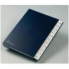 Fraschini classificatore alfabetico a-z blu Archivio Ufficio cancelleria