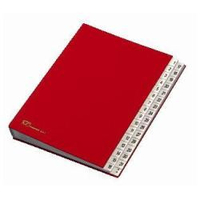 Fraschini classificatore numerico a 2 scale rosso CLASSIFICATORE NUMERICO A 2 SCALE ROSSO Archivio Ufficio cancelleria