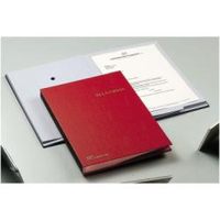 Fraschini libro firma interno a 18 intercalari rosso 618-AR Archivio Ufficio cancelleria