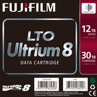 Fujifilm lto8 lto 8 ultrium 12tb nativi 30tb comp cassette a nastro LTO8 Materiale di consumo Informatica